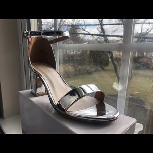 Metallic Silver Pumps